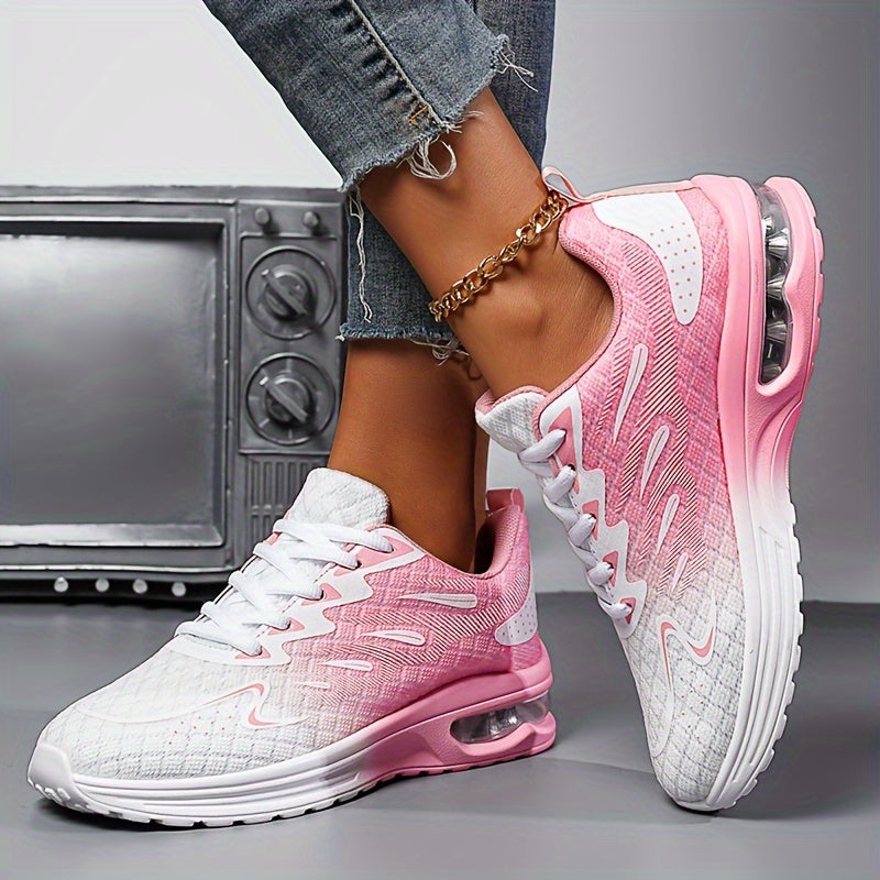Gradient Air Cushion Running Shoes Non Slip Outdoor Sneakers