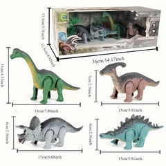 Dino Toy Set Triceratops Stegosaurus Iguanodon T Rex