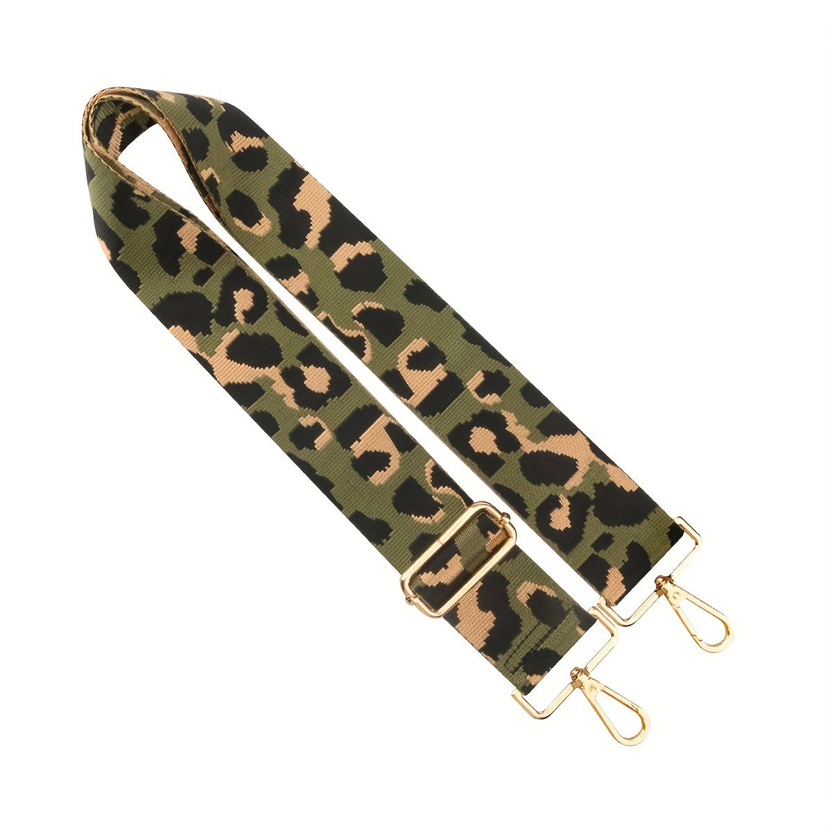 Leopard Pattern Bag Strap Wide Adjustable Replacement Crossbody Strap