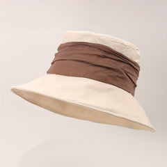 Casual Strap Decor Bucket Hat Sunshade Basin Hat