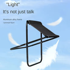 Portable Ultralight Foldable Stool Stainless Steel Folding Chair