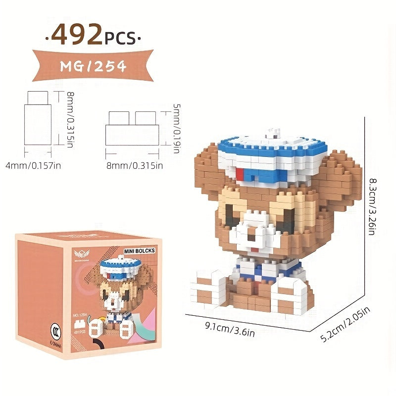 451pcs 492pcs Masonry Building Block Toys Creative Educational Ornaments