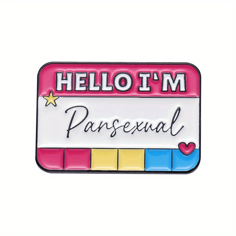 Stylish Label Pin for Backpacks Jackets
