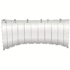 Patio Heater Reflector Shield 30" Height Heat Focusing Reflector