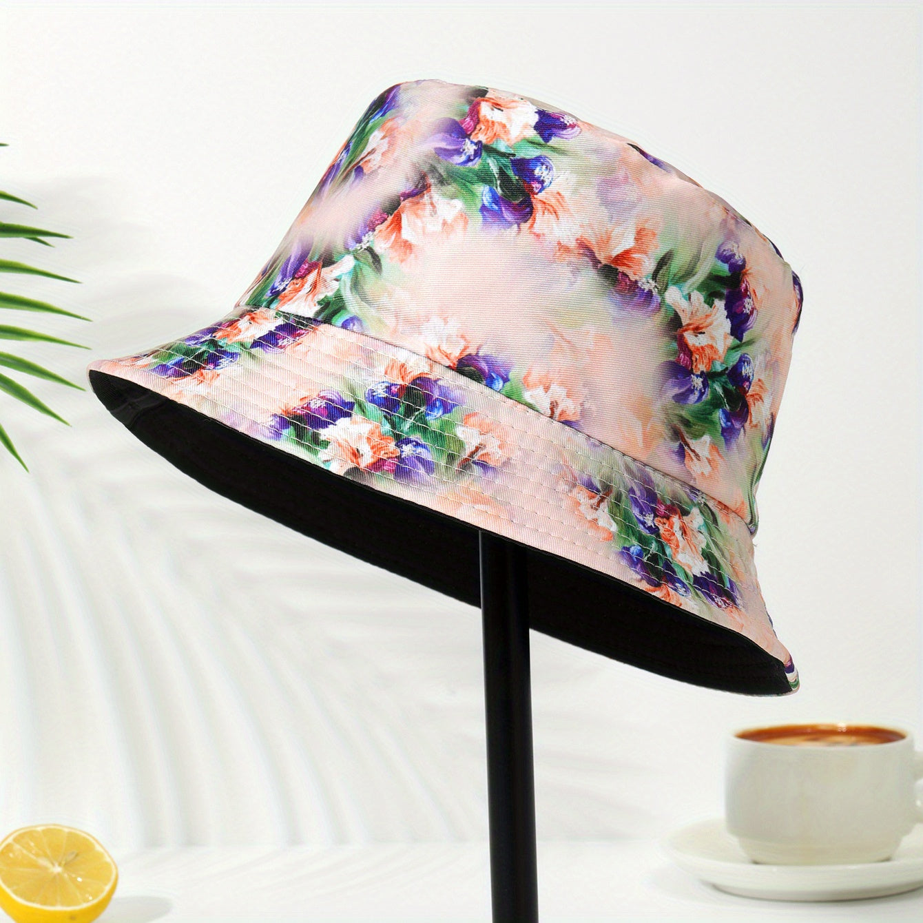 Tie Dye Foldable Basin Hat Unisex Sunscreen Bucket Hat Lightweight Beach Hats