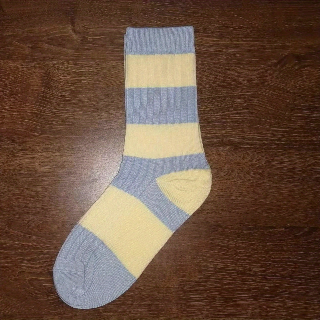 Colorblock Striped Socks Comfy & Breathable Women's Stockings & Hosiery