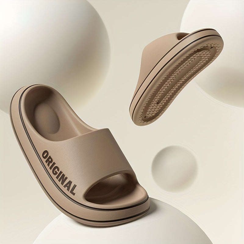 Men's Lightweight Open Toe Slippers for Shower Spring Summer