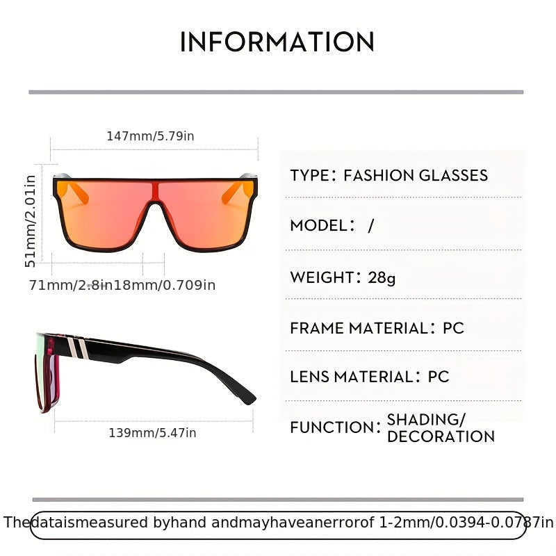 Men's Sports Sunglasses Set - UV Protection