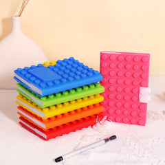 100 Pages Silicone Building Block Notebook Gift