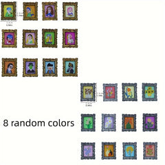 1:12 Mini Figures Flower Grass Photo Frame DIY Scene Accessories