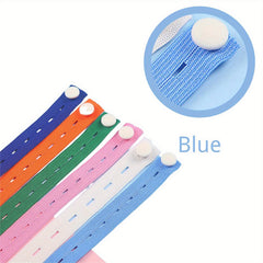 10pcs Self-adhesive Elastic Straps for Clothes Sorting and Storage