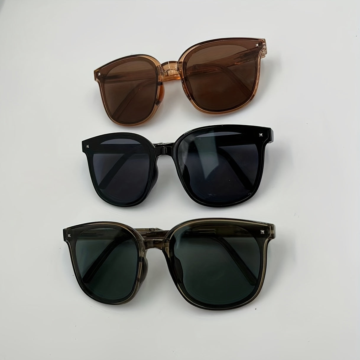 Foldable Square Sunglasses Anti Glare UV400