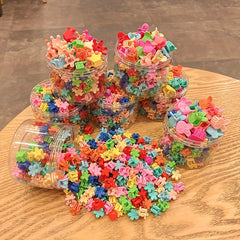 50pcs Minimalist Solid Hair Claw Banana Clip Non Slip Hair Accessories