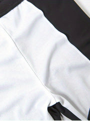 Boys Crocodile Print 3pcs Swimsuit Set