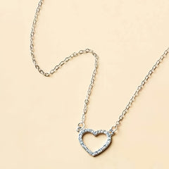 Heart Pendant Necklace Chain Wedding Anniversary Gift