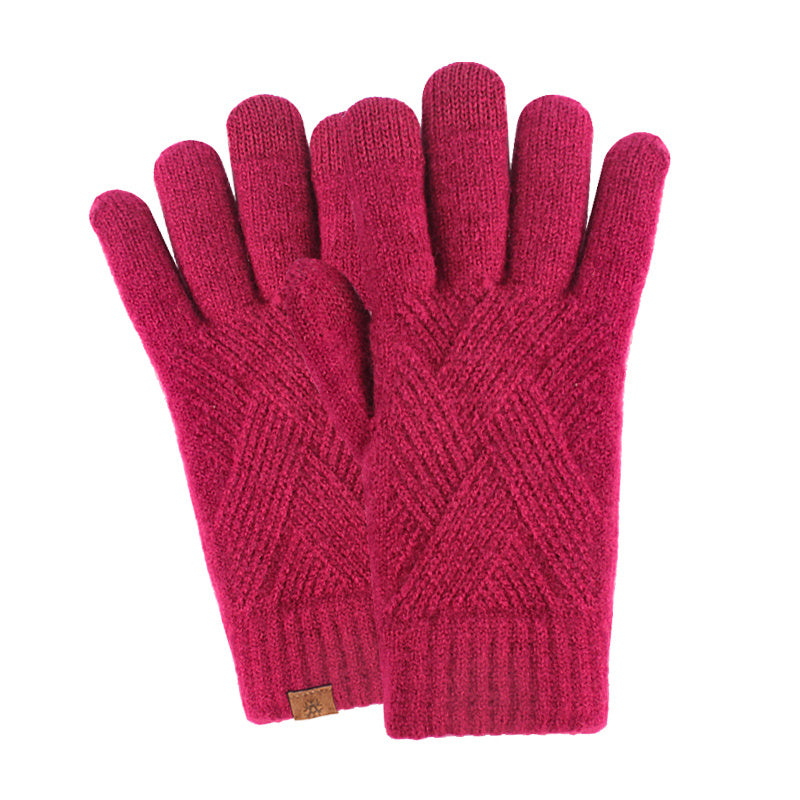 Women's Winter Touchscreen Stretch Thermal Magic Gloves Warm Wool Knitted
