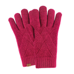 Women's Winter Touchscreen Stretch Thermal Magic Gloves Warm Wool Knitted