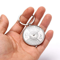 Mini Unique 50 Years Perpetual Calendar Key Chain