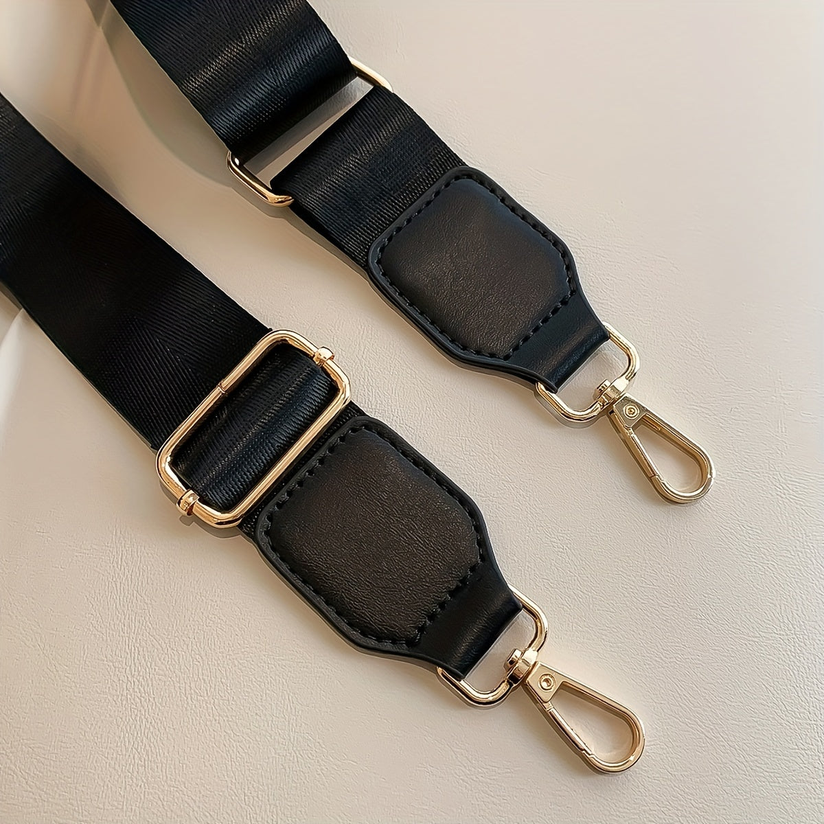 Solid Wide Bag Strap Adjustable Replaceable Travel Accessory