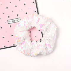 Sequined Scrunchie Large Hair Tie Head Accessory