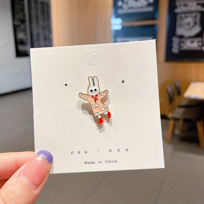 Bunny Brooch for Boys Backpack Hat Clothes