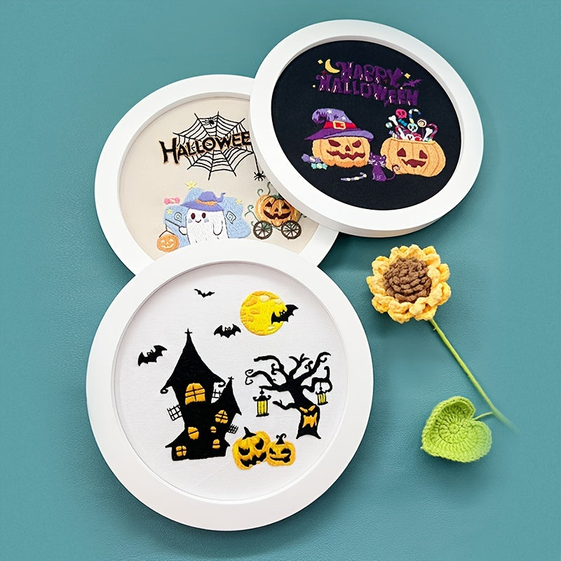 DIY Halloween 3D Embroidery Material Bag