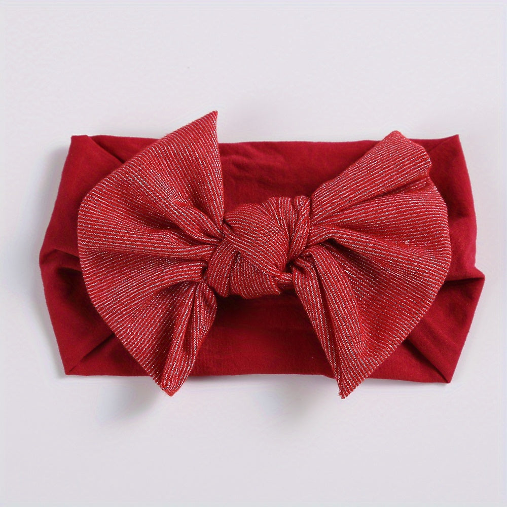 Bow Elastic Decorative Headband Hairband Hair Accessory
