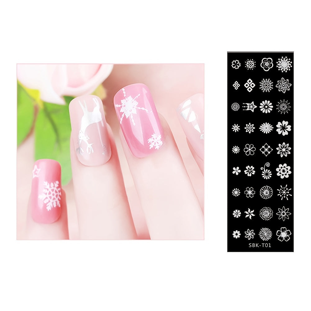 Nail Art Template DIY Stamping Plate Manicure Tool For Women Home Salon