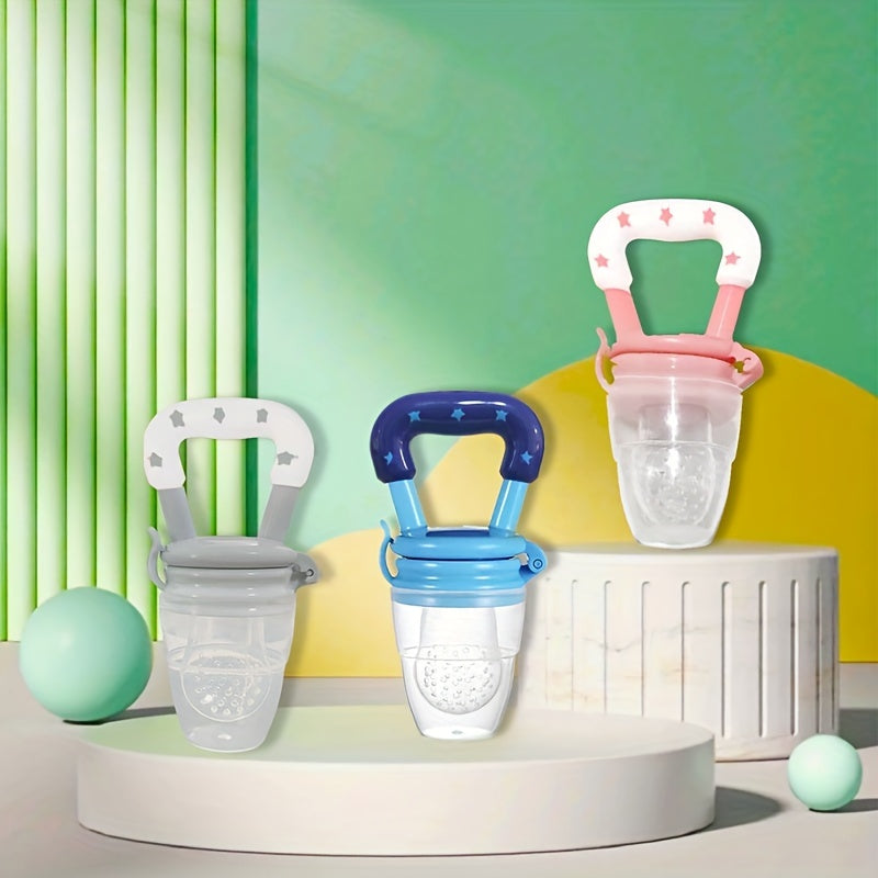 5-Piece Baby Food Feeder Set for Fresh Fruits, Vegetables, Teething Relief