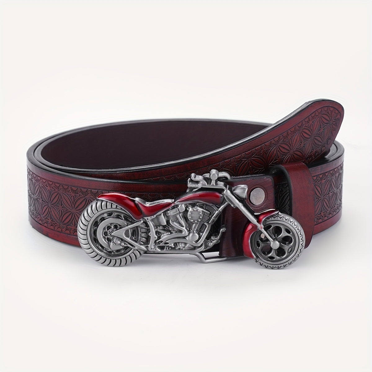 Men's Motorcycle Buckle Belts Casual Outdoor Accessories