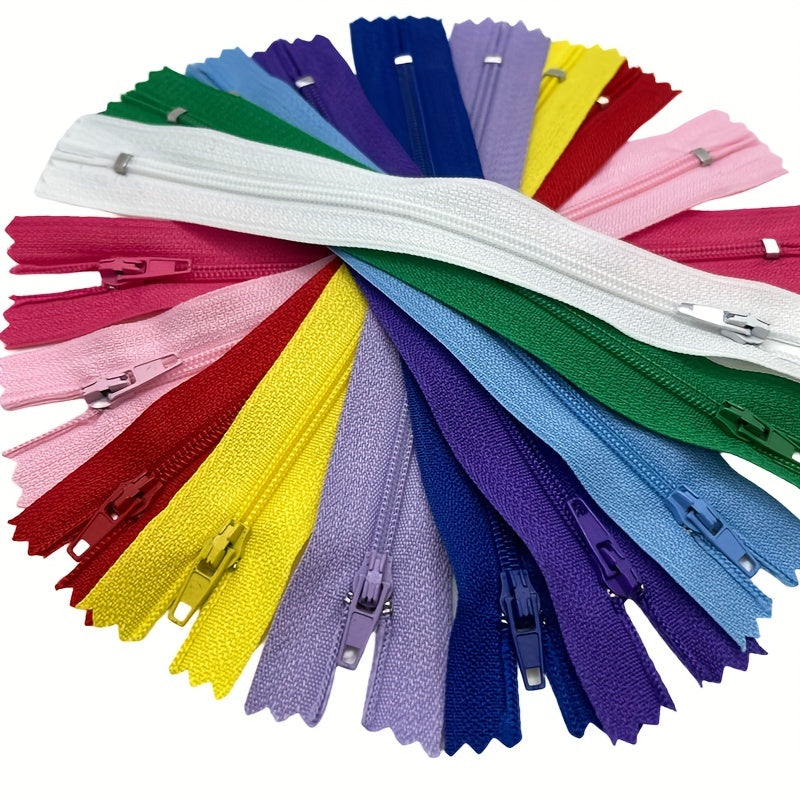 10pcs Mixed Colorful Nylon Coil Zippers Sewing Zippers For Tailor Sewing Crafts