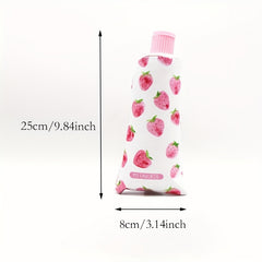 Toothpaste Pencil Case & Sharpener Strawberry Pattern School Supply