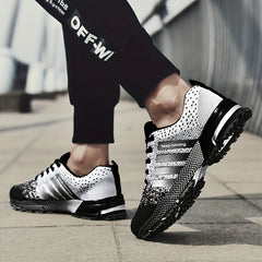 Men's Gradient Lace-up Running Shoes