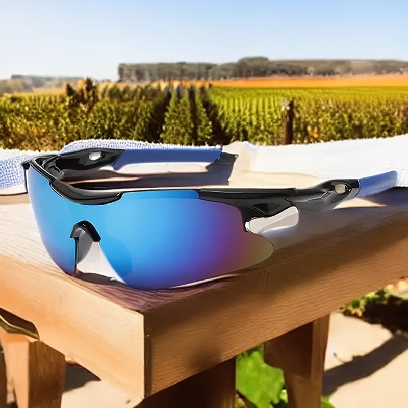 Durable Cycling Riding Glasses Windproof Sunglasses with Case