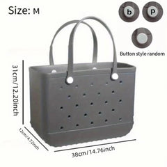 Hollowed Beach Bag Large Capacity Portable Handbag