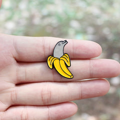 Dolphin Banana Jewelry Brooch For Men Pin