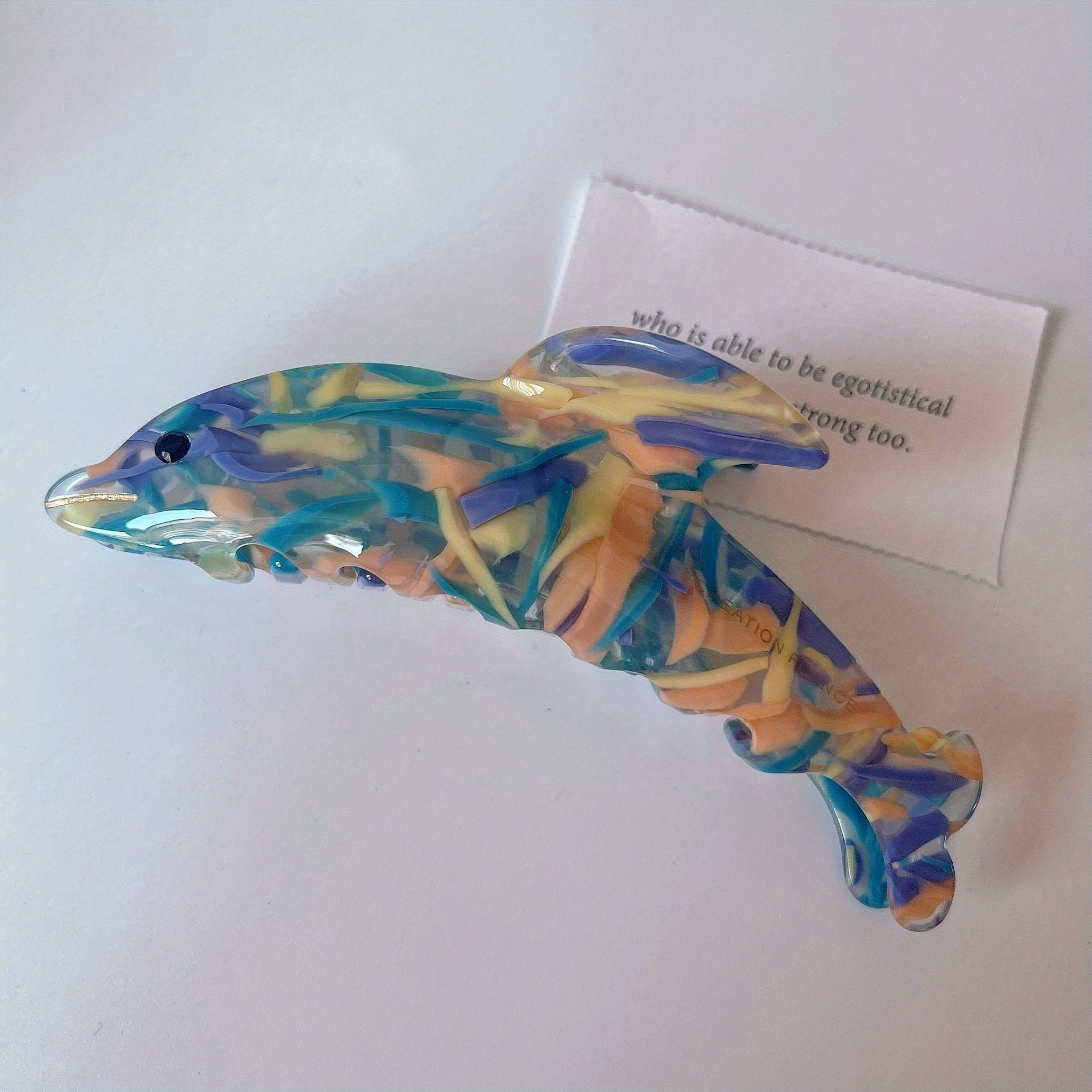 Cartoon Dolphin Shark Claw Clip for Girls, Hair Accessory