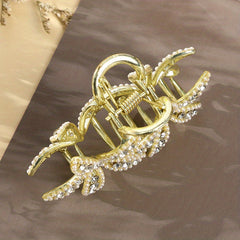 Faux Pearl Rhinestone Hair Claw Jewelry Hair Accessory For Women