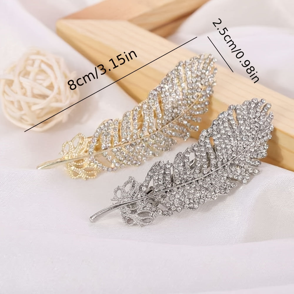 Rhinestone Hair Barrette Hair Clip Hair Styling Accessory