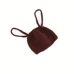 3 Piece Rabbit Hand-woven Costume for Newborns