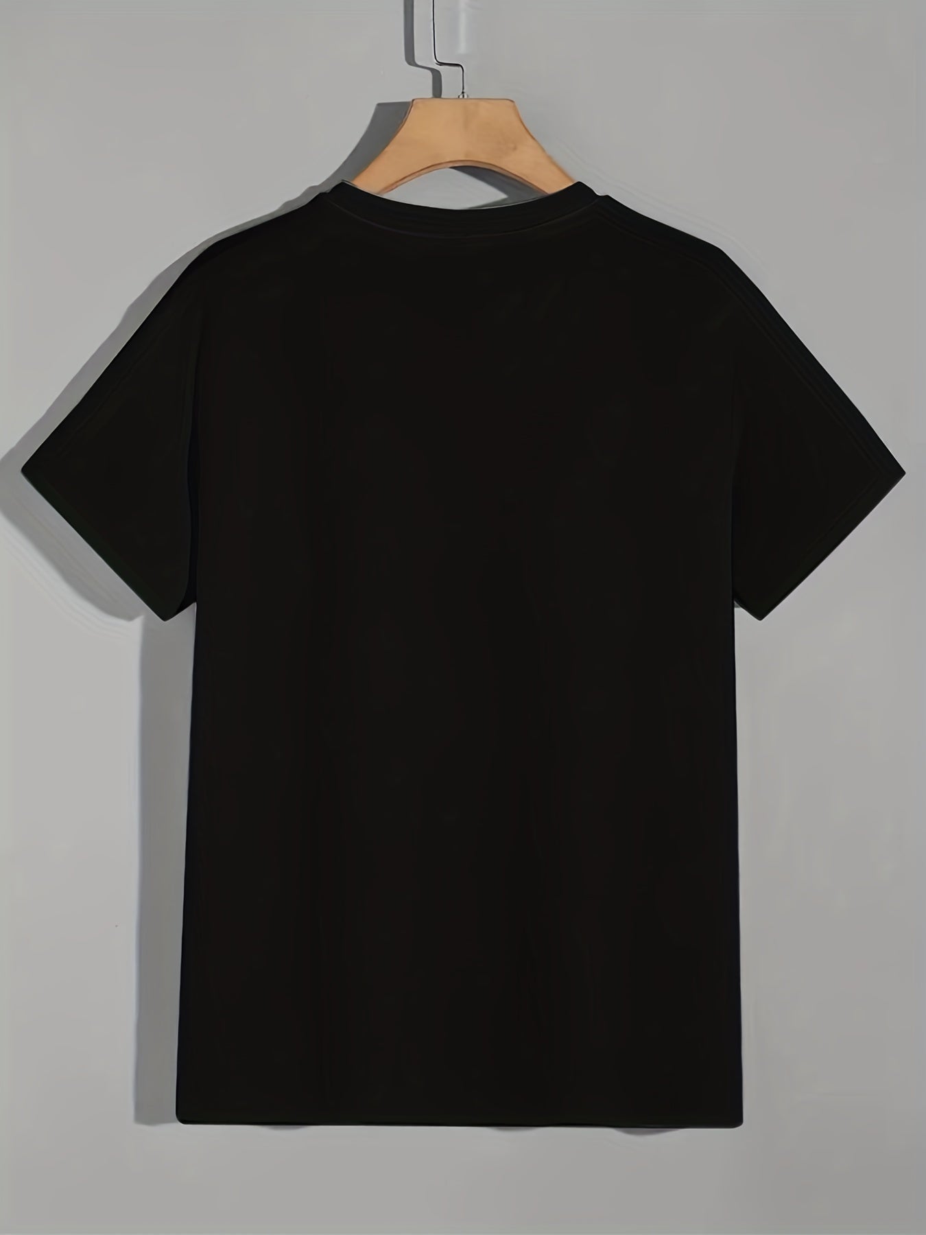 Rock Star Graphic Print Men's Crew Neck T-shirt for Summer