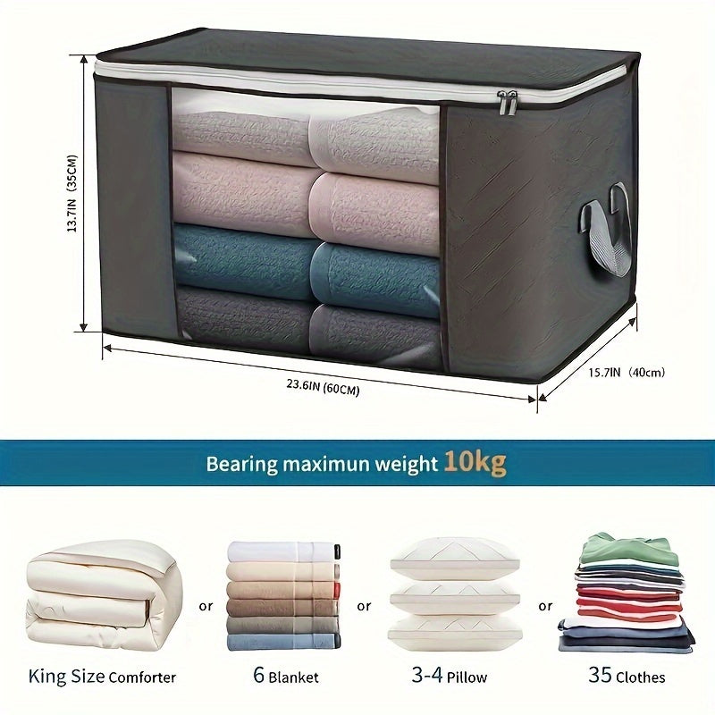 8PC Home Storage Box Large Capacity Clothes Wardrobe Decor