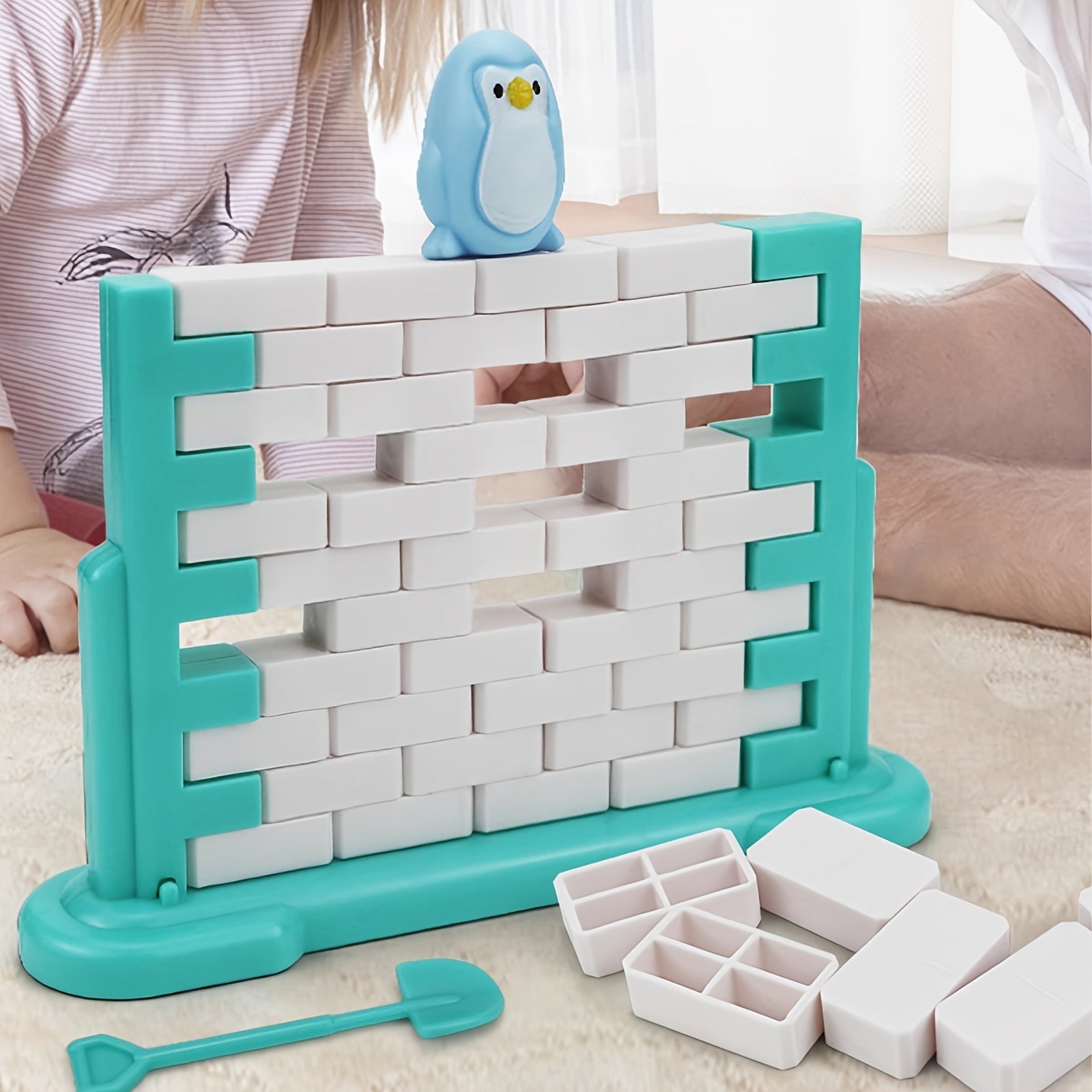 Children's Wall Breaking and Building Blocks Game