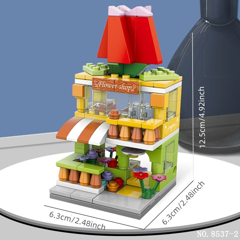 Mini Street View Building Blocks Set