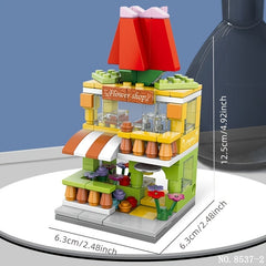 Mini Street View Building Blocks Set