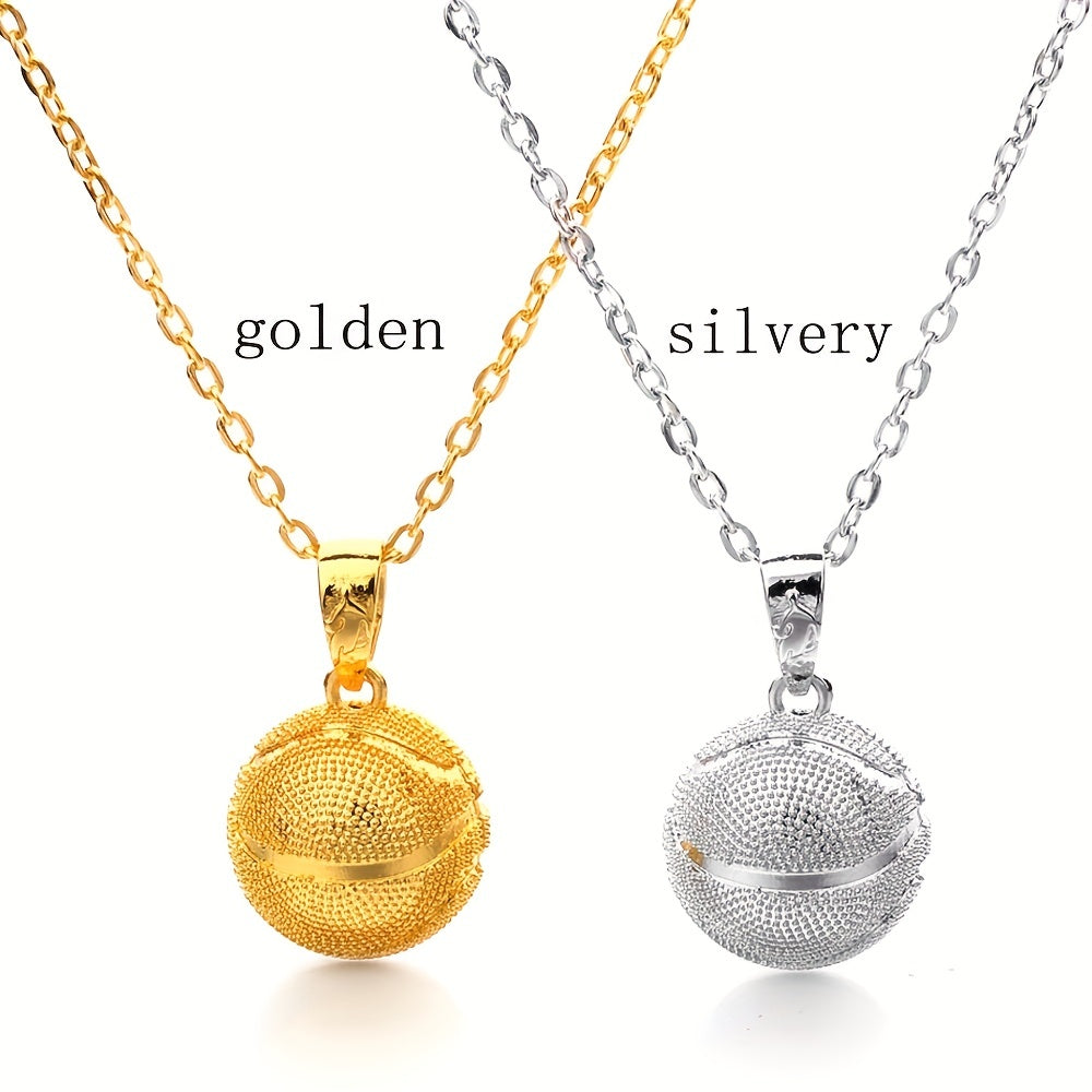 Basketball Charm Pendant Necklace 27 56inch