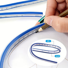 Flexible Curve Ruler Drafting Drawing Measure Tool Soft Plastic Tape Measure