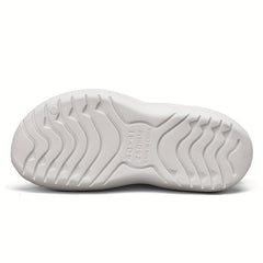 Men's Letter Print Non Slip Platform Slides