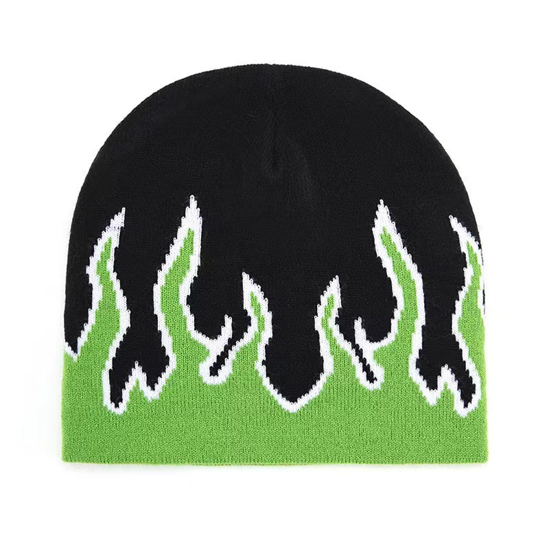 Jacquard Knit Beanie Hat Warm Cap for Women