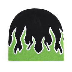 Jacquard Knit Beanie Hat Warm Cap for Women